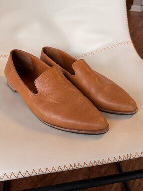 Patina Leather Loafers